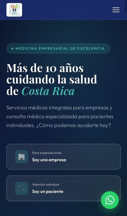 Página web de Gutiva Medical hecha por MS Impulso